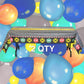 Havercamp Train Tablecloth for Kids Birthday Party Railroad Decorations Water & Tear-Resistant 54 in X 108 in Table Cover