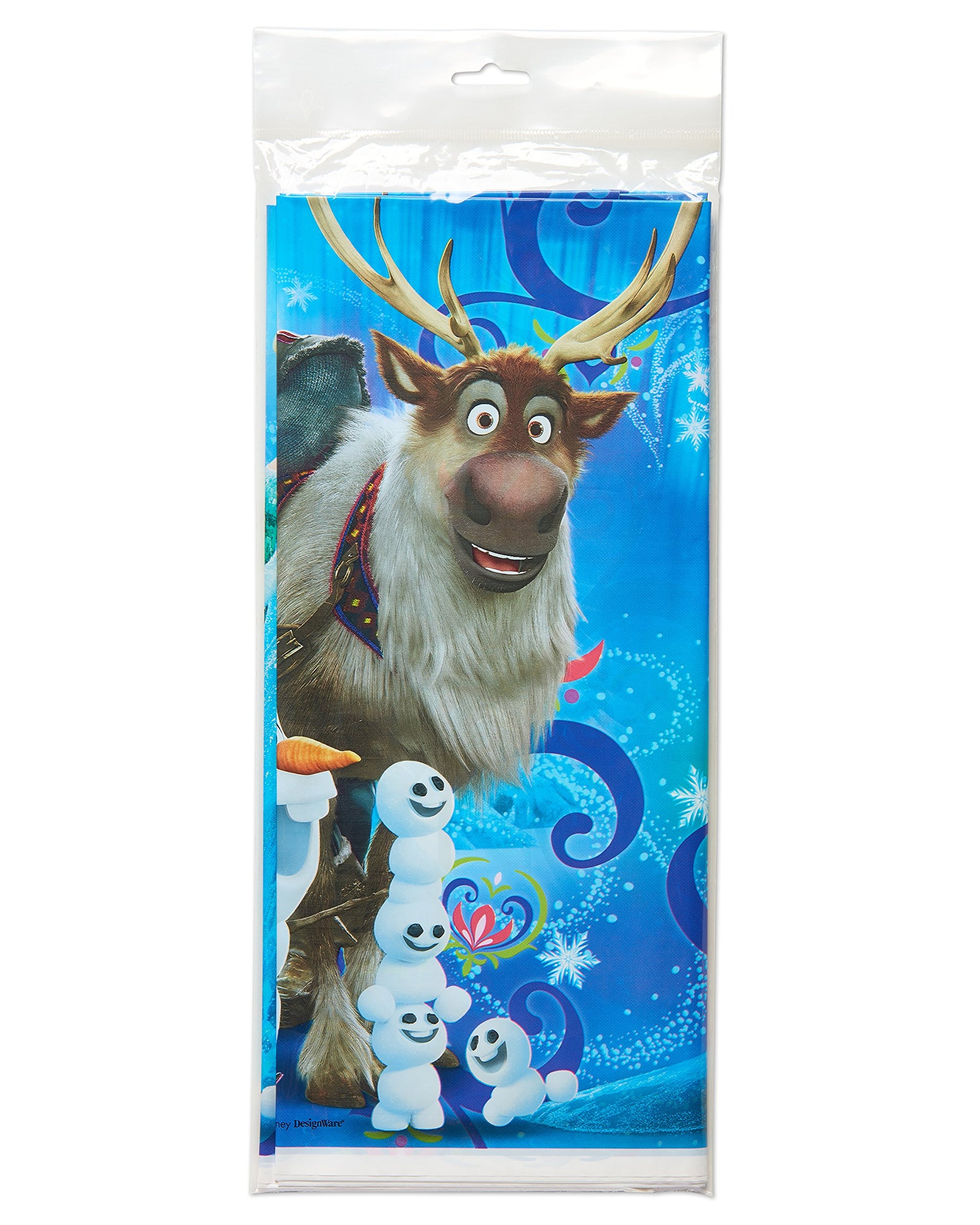 American Greetings Frozen Magic Plastic Table Cover, 54" x 96"