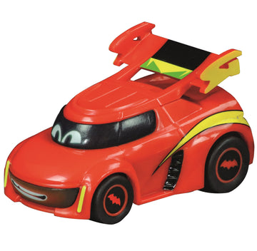 Carrera Pull & Speed 15818403 Official Licensed Kids Batwheels Toy Car Pull Back Vehicle for Ages 3 and Up - Redbird