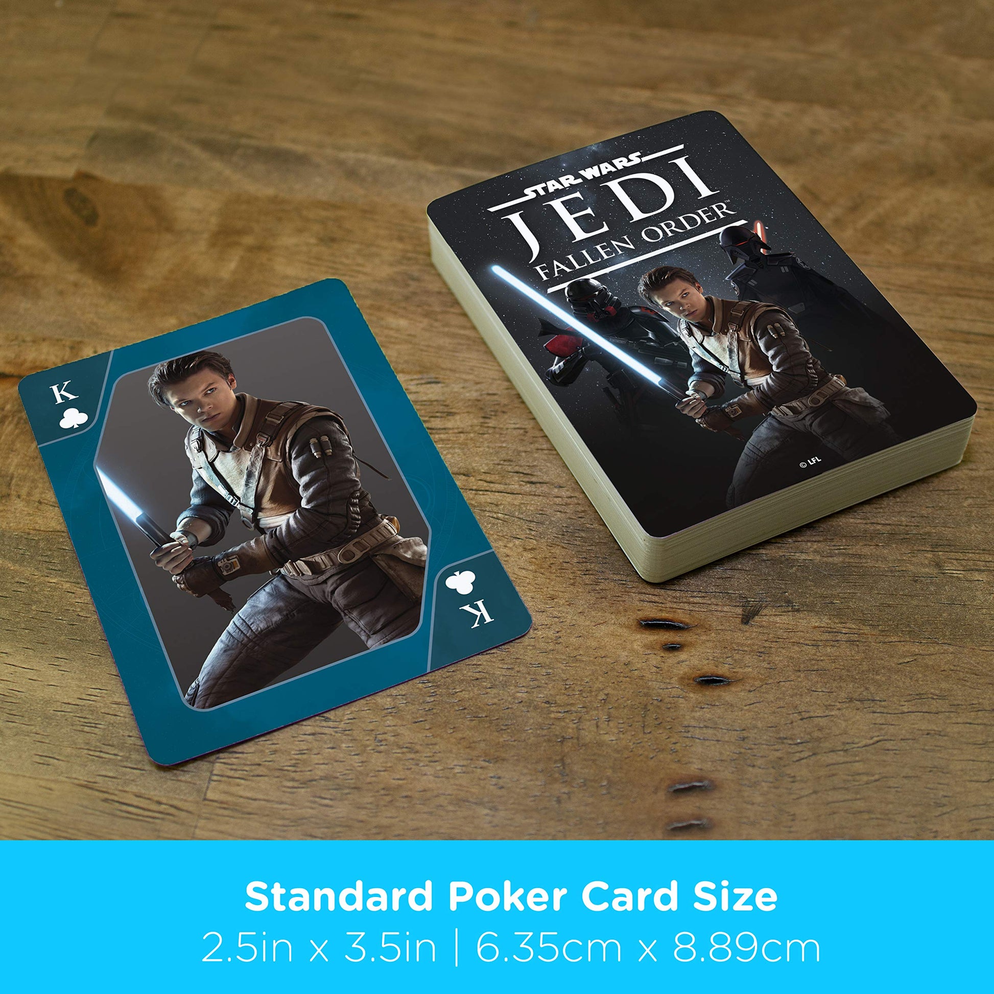 AQUARIUS Star Wars Playing Cards - Jedi Fallen Order Deck of Cards for Your Favorite Card Games - Officially Licensed Star Wars Merchandise