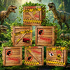 Dinosaur Party Decorations 6 Pcs Dinosaur Theme Boxes with 2 Ivy Vines Dinosaur Centerpieces for Dino Birthday Party Decorations Table Centerpieces