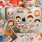 Conquest Journals Friends Sticker Bundle, 100 Unique Stickers, Officially Licensed, Waterproof, UV and Scratch Resistant