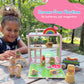 Jack Rabbit Creations Fairy Suitcase Playset - 17-Piece Dollhouse - Ages 3+