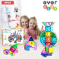 Everplay 140 pc Castle Rocket Magnetic Tiles with Car Set Building Block Toys STEM Educational Learning Magnet Toy Preschool Montessori Boys & Girls