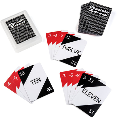 Absolute Zero Math Card Game for Kids and Families - Mathematics Educational Integer Game for Learning at Home, Classroom, Travel - Award Winning