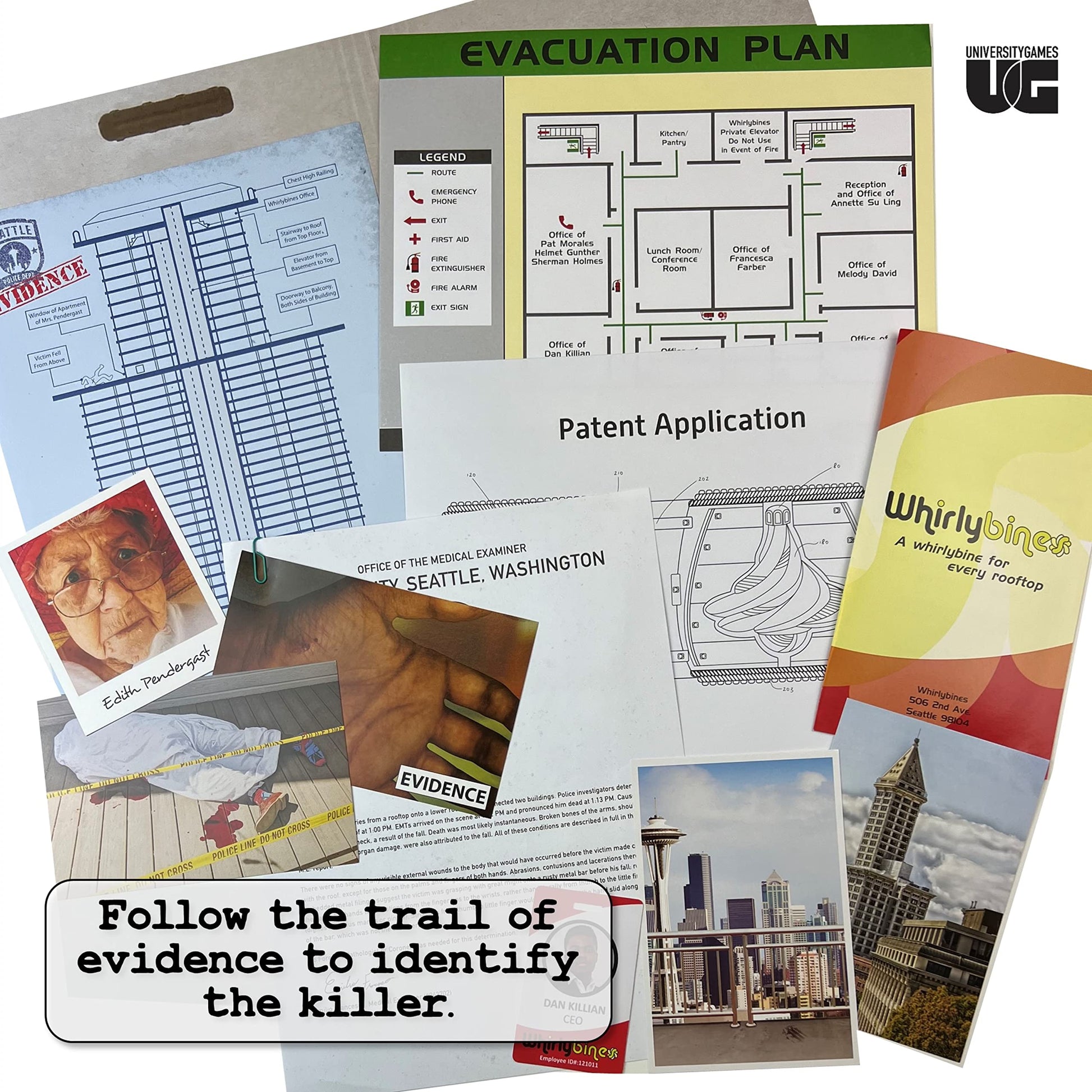 Murder Mystery Party, Case Files Fire in Adlerstein, for ages 14+
