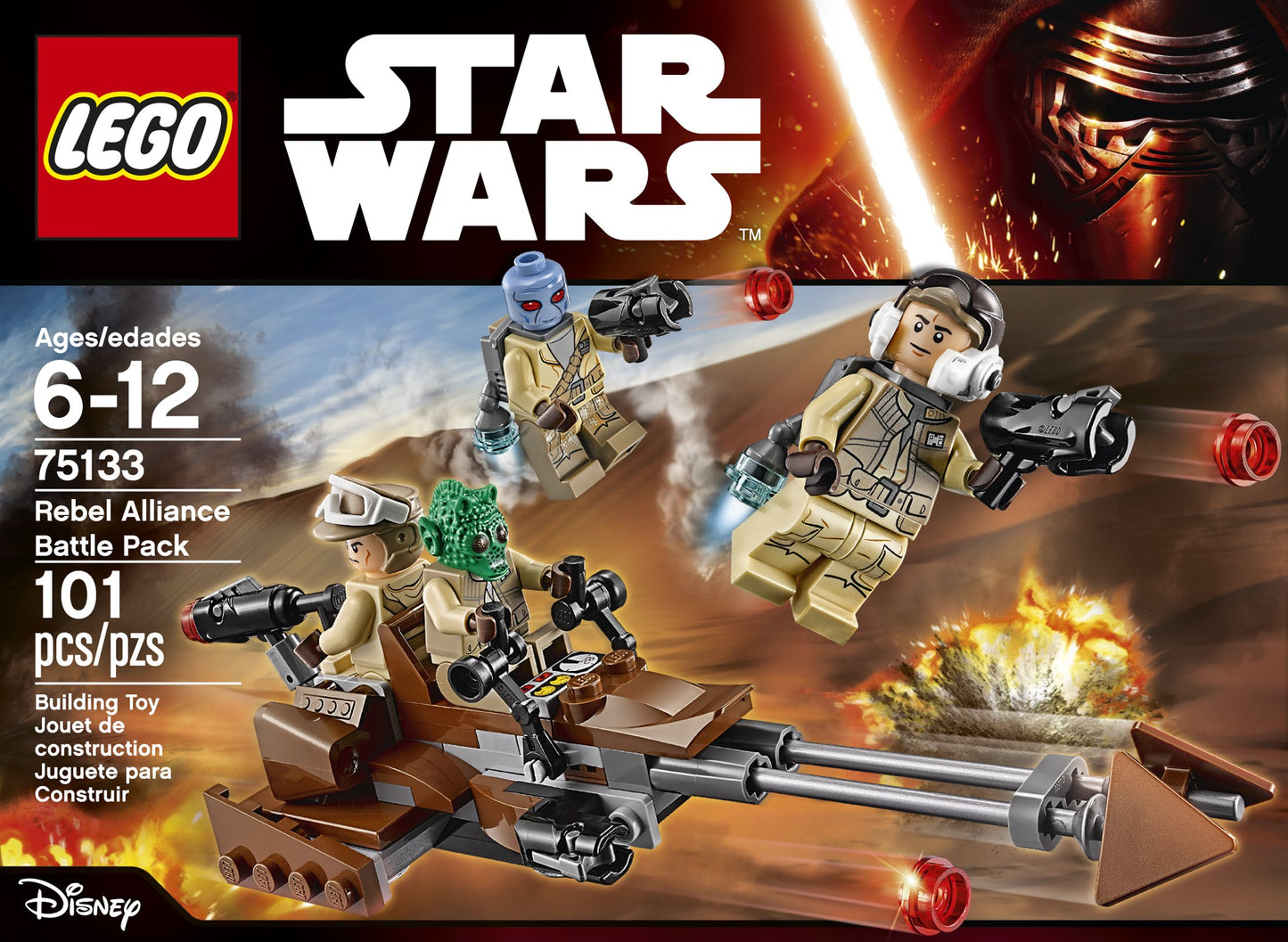 LEGO Star Wars 75133 Rebel Alliance Battle Pack (101 Piece)