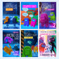 Kid-Fi Media Among Us Inspired Boxed Set - 5 Adventure Stories for Kids, Young Gaming Fans (Plus Bonus Coloring Book) - Unofficial & Independent, Gift