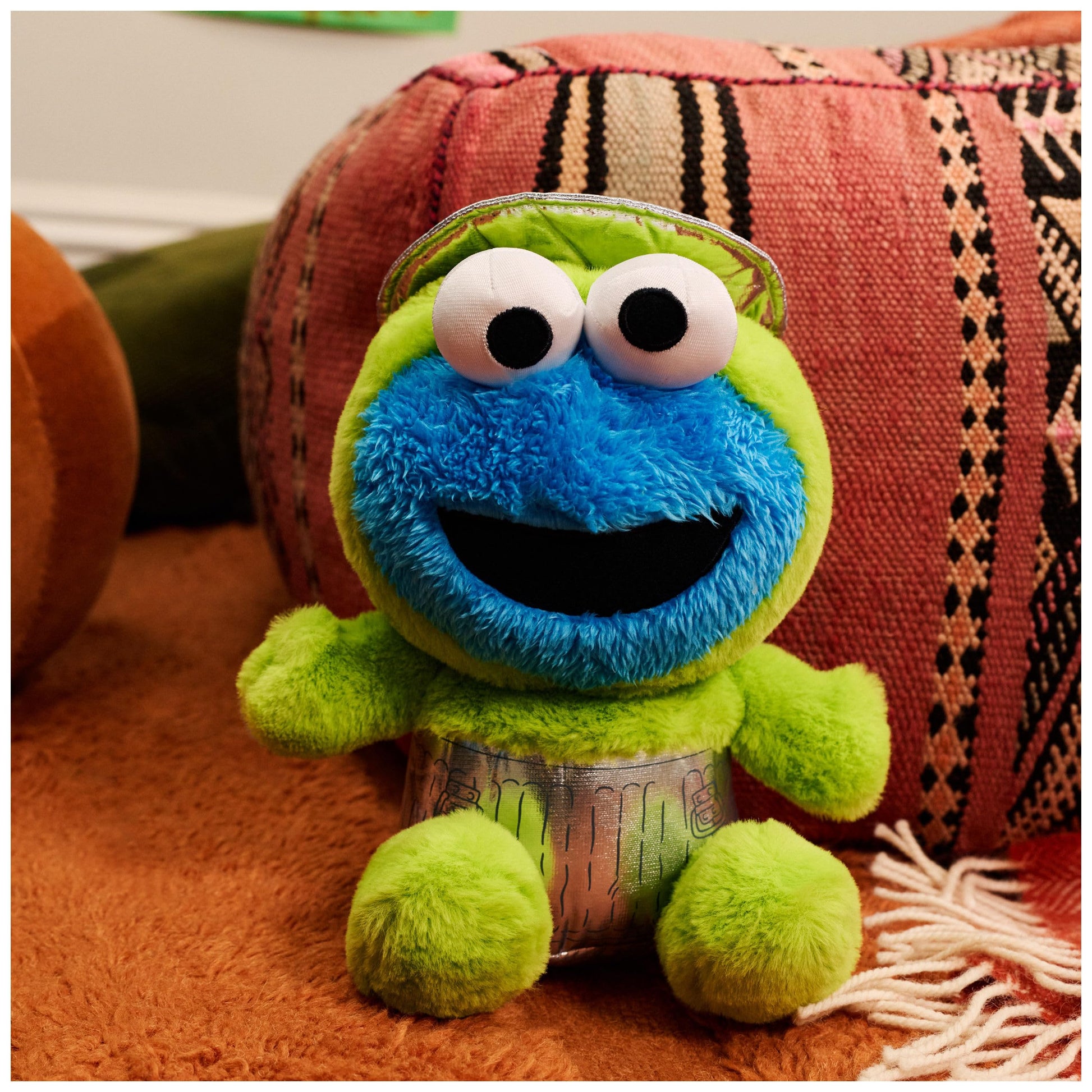 GUND Sesame Street Cookie Monster x Oscar the Grouch Buddy-Up Plush Stuffed