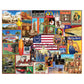 White Mountain 1000 Piece Jigsaw Puzzle Nostalgic USA, American Originals