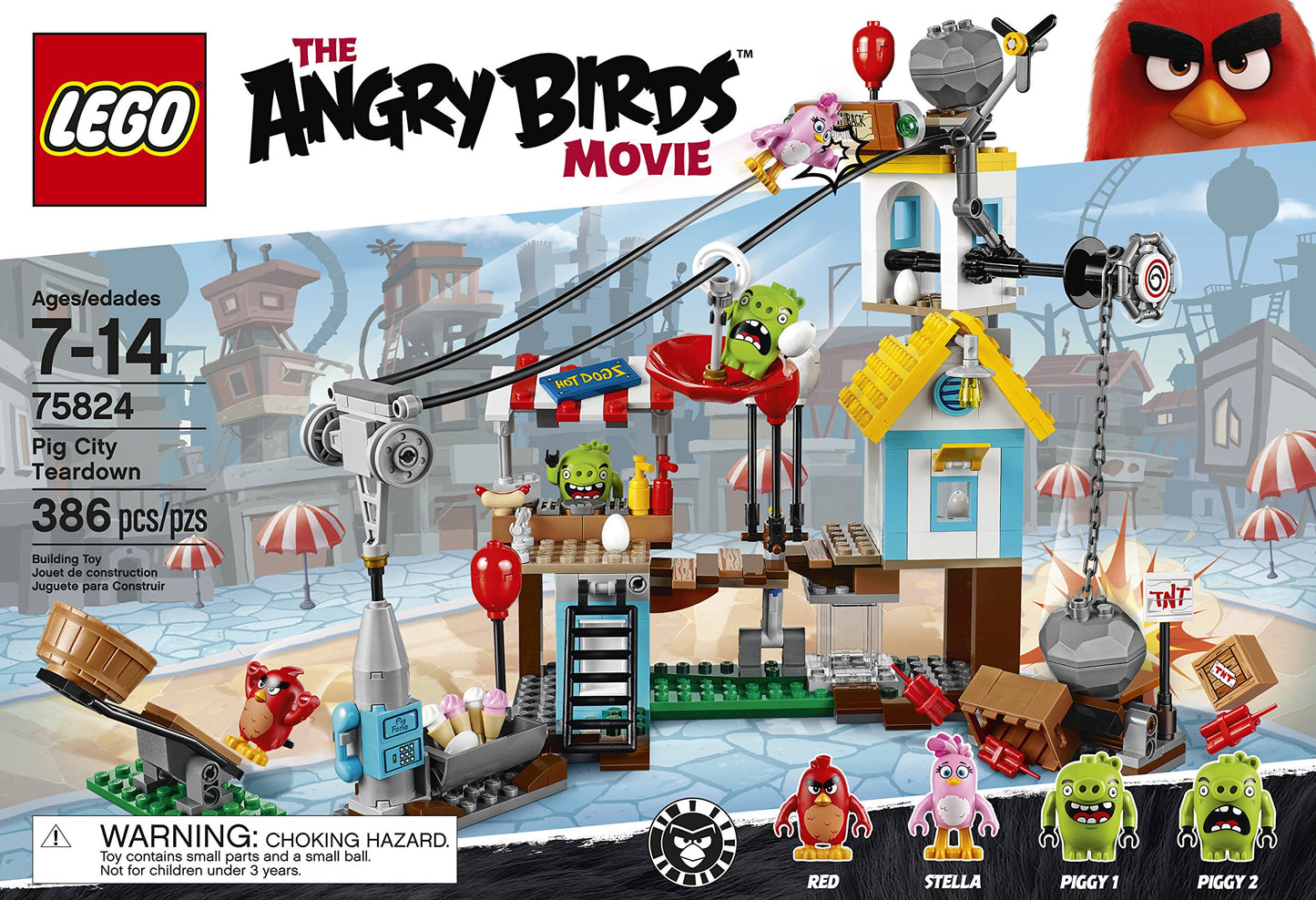 LEGO Angry Birds 75824 Pig City Teardown