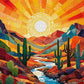 Springbok Southwest Sunrise 1000 Piece Jigsaw Puzzle for Adults
