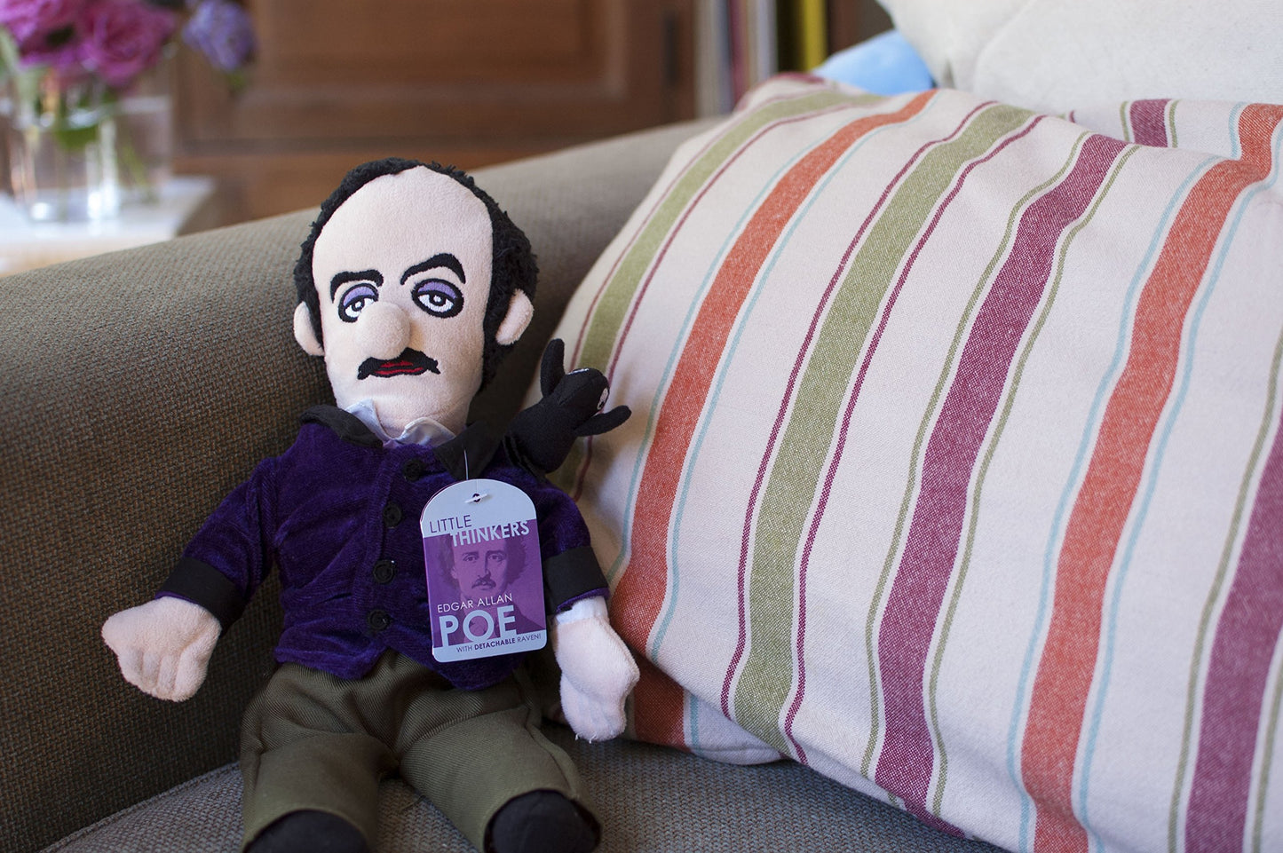 Little Thinker Edgar Allan Poe Doll by The Unemployed Philosophers Guild