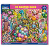 White Mountain 1000 Piece Jigsaw Puzzle Holiday Collage, 99 Easter Eggs