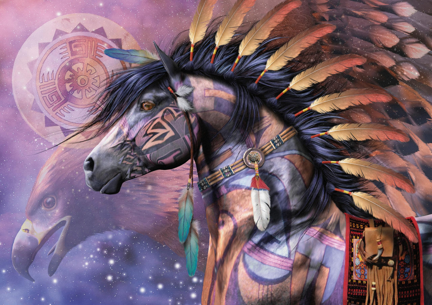 Ceaco - Shaman Native American Art - 500 Piece Jigsaw Puzzle for Adults