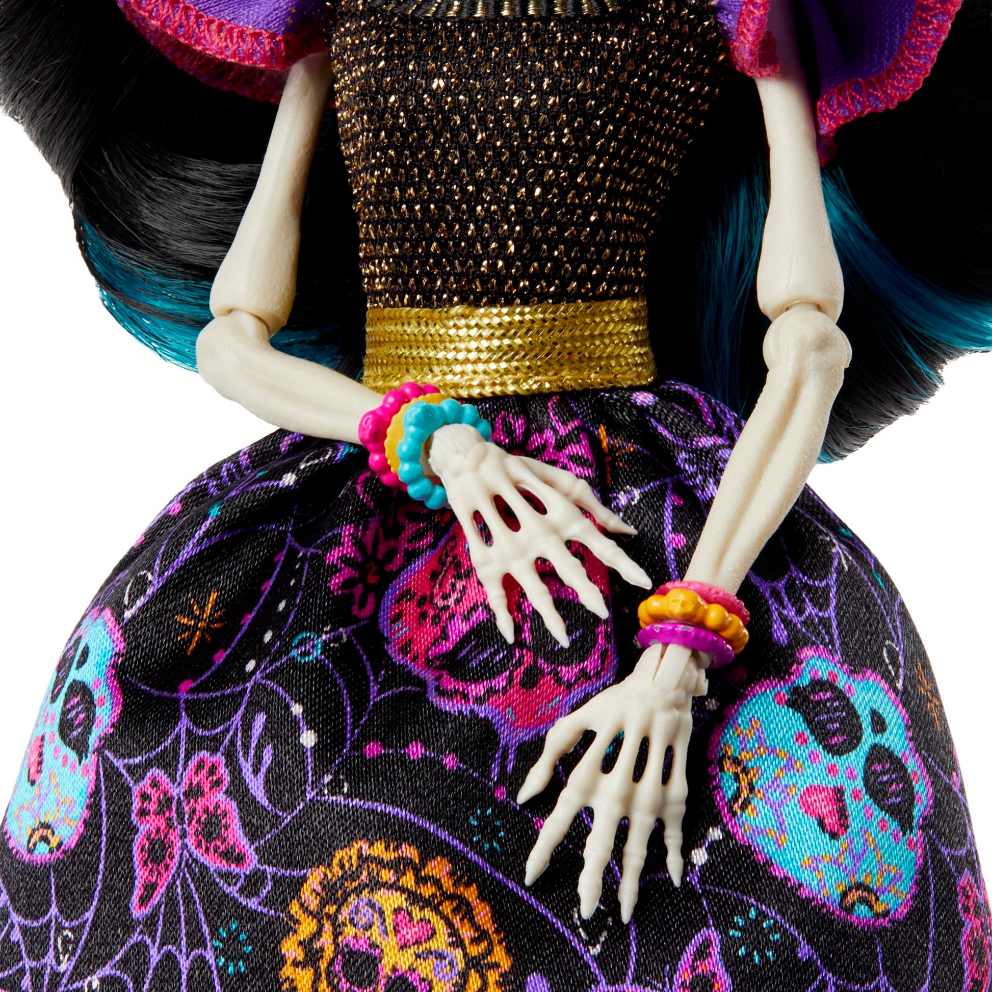 Monster High Doll, Skelita Calaveras Dia De Muertos Collectible with Traditional Sugar Skull & Marigold Details