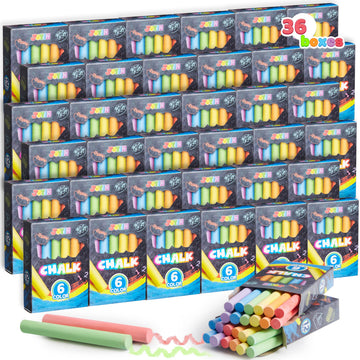 JOYIN 432 Counts Mini Chalk Set for Kids, Non-Toxic Mini Chalk for Boys Girls 3+, School Supplies for Teachers, Goody Bag Fillers, Sidewalk Chalk