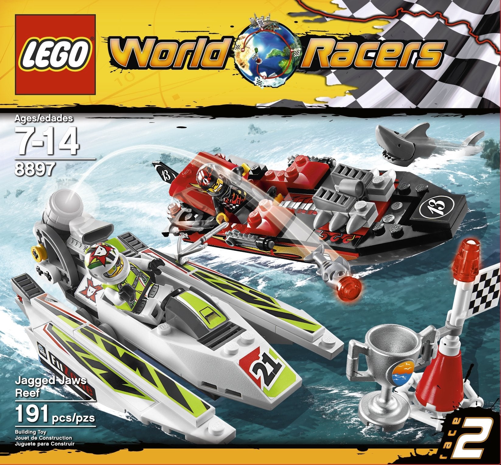 LEGO World Racers Jagged Jaws Reef 8897