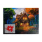 Twisted Puzzles - Hidden Horror Series: Cabin at Black Lake, 1000 Piece Adult Jigsaw Puzzle, Halloween Puzzle, A Scare for Those Who Dare