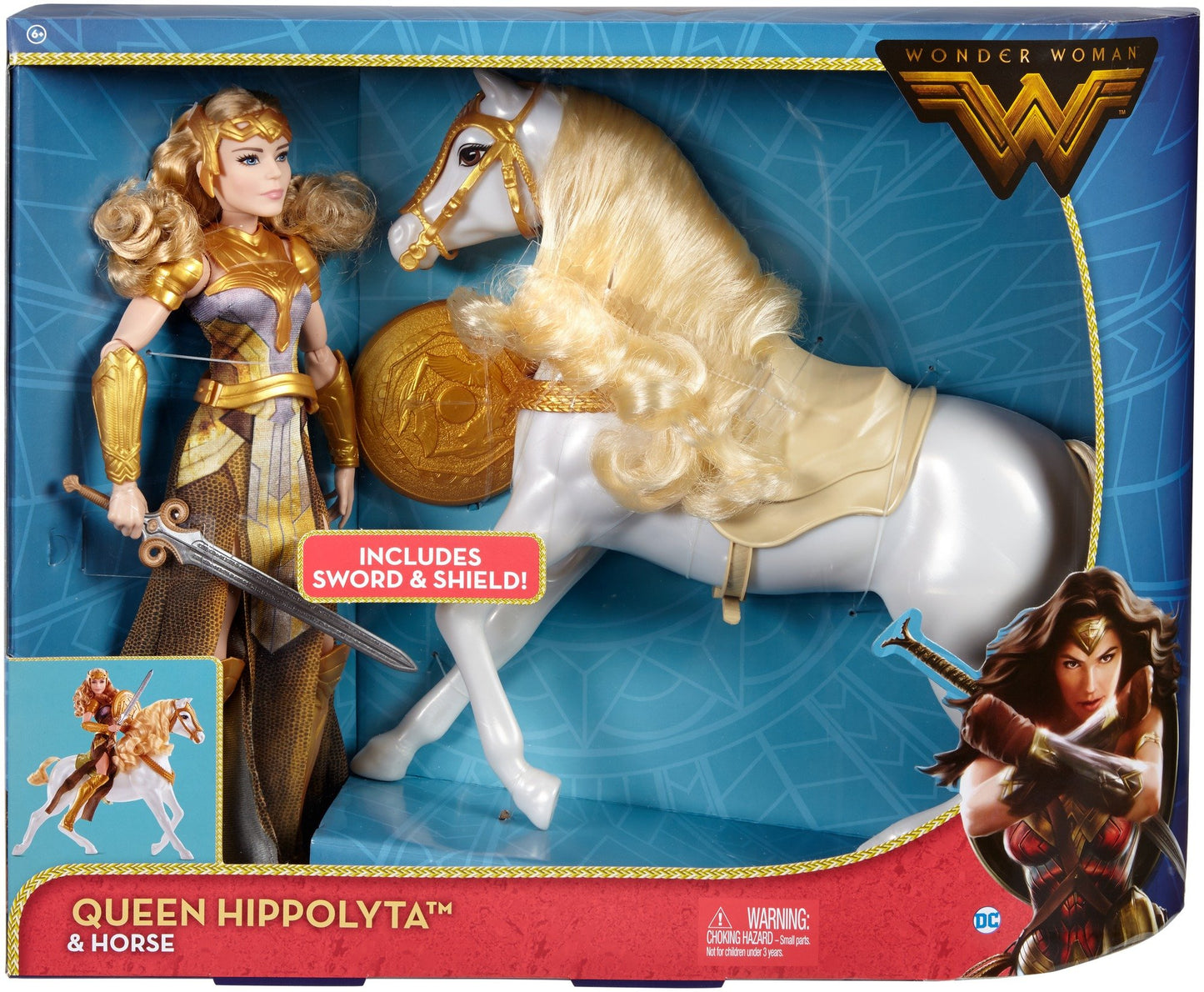 Mattel Wonder Woman Queen HIPPOLYTA & Horse
