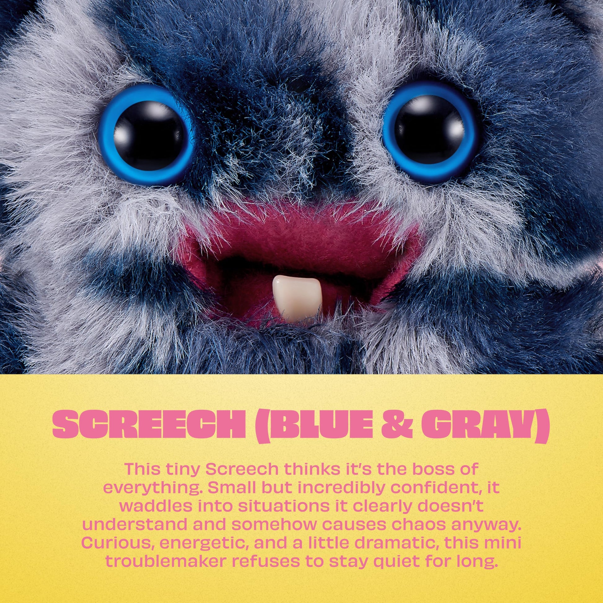 Fuggler Baby Fugg Screech Edition 3.5 Inch Plush Collectible Toy (8 Pack) by ZURU Featuring Funny Ugly Monster Design with Mischievous Details