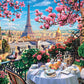 Ceaco - Brunch in Paris - 300 Large Piece Jigsaw Puzzle for Adults