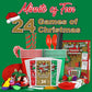 Funwares 24 Days of Christmas Games - Complete Advent Calendar, Christmas-Themed Minute to Win It Challenges for Kids, Teens & Families, 2-12 Players