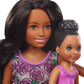 Barbie Skipper Babysitters, Inc. Playset with Bathtub, Babysitting Skipper Doll and Small Toddler Doll with Button to Move Arms and Splash, Plus