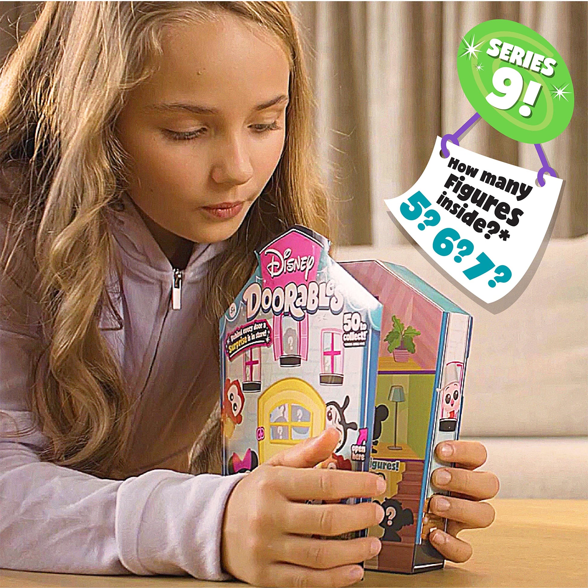 Disney Doorables Multi Peek Series 9, Collectible Blind Bag Figures, Kids Toys for Ages 5 Up by Just Play