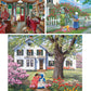 Bits and Pieces - Value Set of Three 500 Piece Jigsaw Puzzles for Adults - Slow Day, The Rose Arbor, Best Friends Jigsaw Puzzles by Artist John