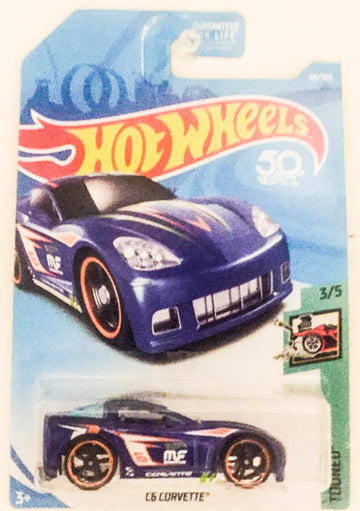 hot wheels blue c6 corvette tooned 50 years 56 of 565