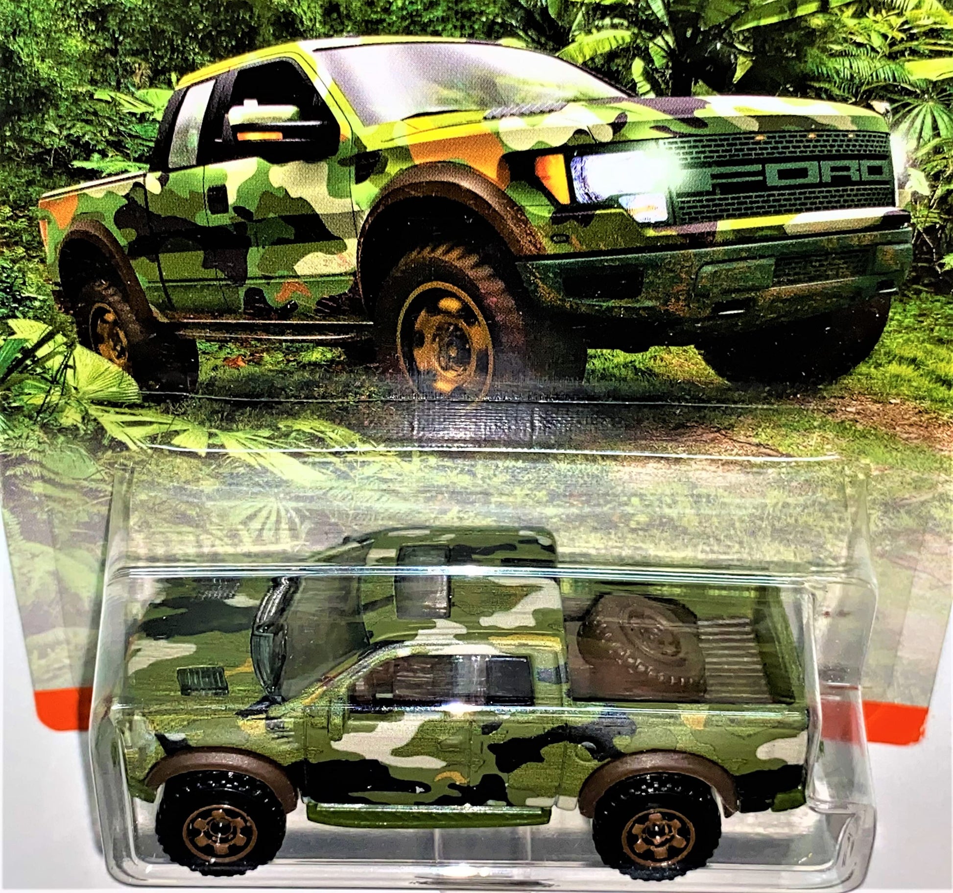 Matchbox Ford F150 SVT Raptor, [Green Camo]