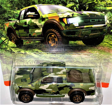 Matchbox Ford F150 SVT Raptor, [Green Camo]