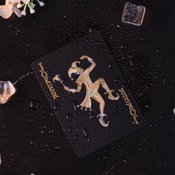 Playing Cards, Plastic Playing Cards, Deck of Cards, Waterproof Poker Cards, Black Standard Playing Card for Adults, Cool Premium Poker Card Set