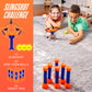 Franklin Sports Nerf Slingshot Challenge Bowling Toss Game