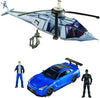 Mattel Fast & Furious Extreme Stunt Stars Brian + '12 Nissan GT-R & Mose Jakande