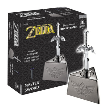 Legend of Zelda Master Sword Hanayama Metal Brain Teaser, Level 6 Ages 12+