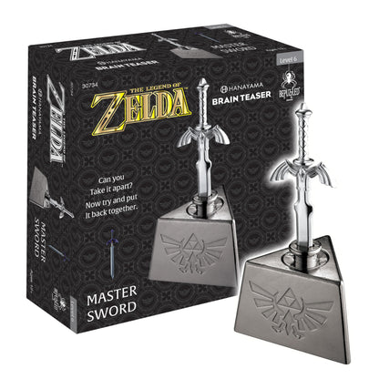 Legend of Zelda Master Sword Hanayama Metal Brain Teaser, Level 6 Ages 12+