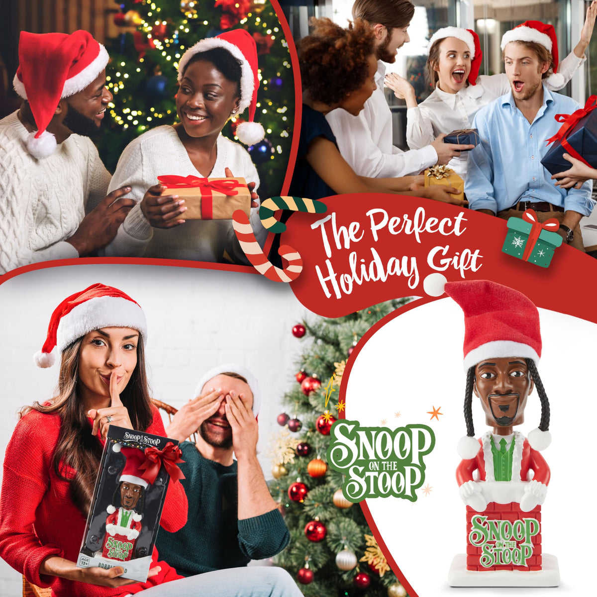 Snoop Dogg Snoop on The Stoop - Christmas Bobble Head, Funny Gift