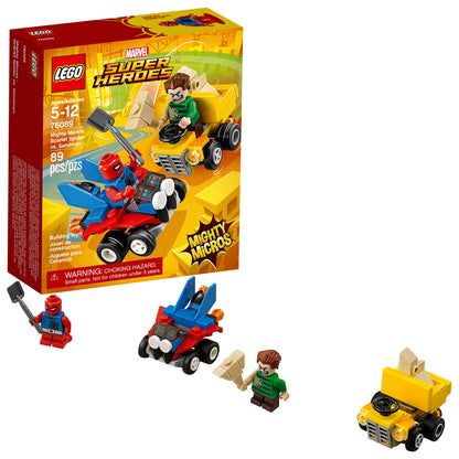LEGO Marvel Super Heroes Mighty Micros: Scarlet Spider vs. Sandman 76089 Building Kit (89 Piece)