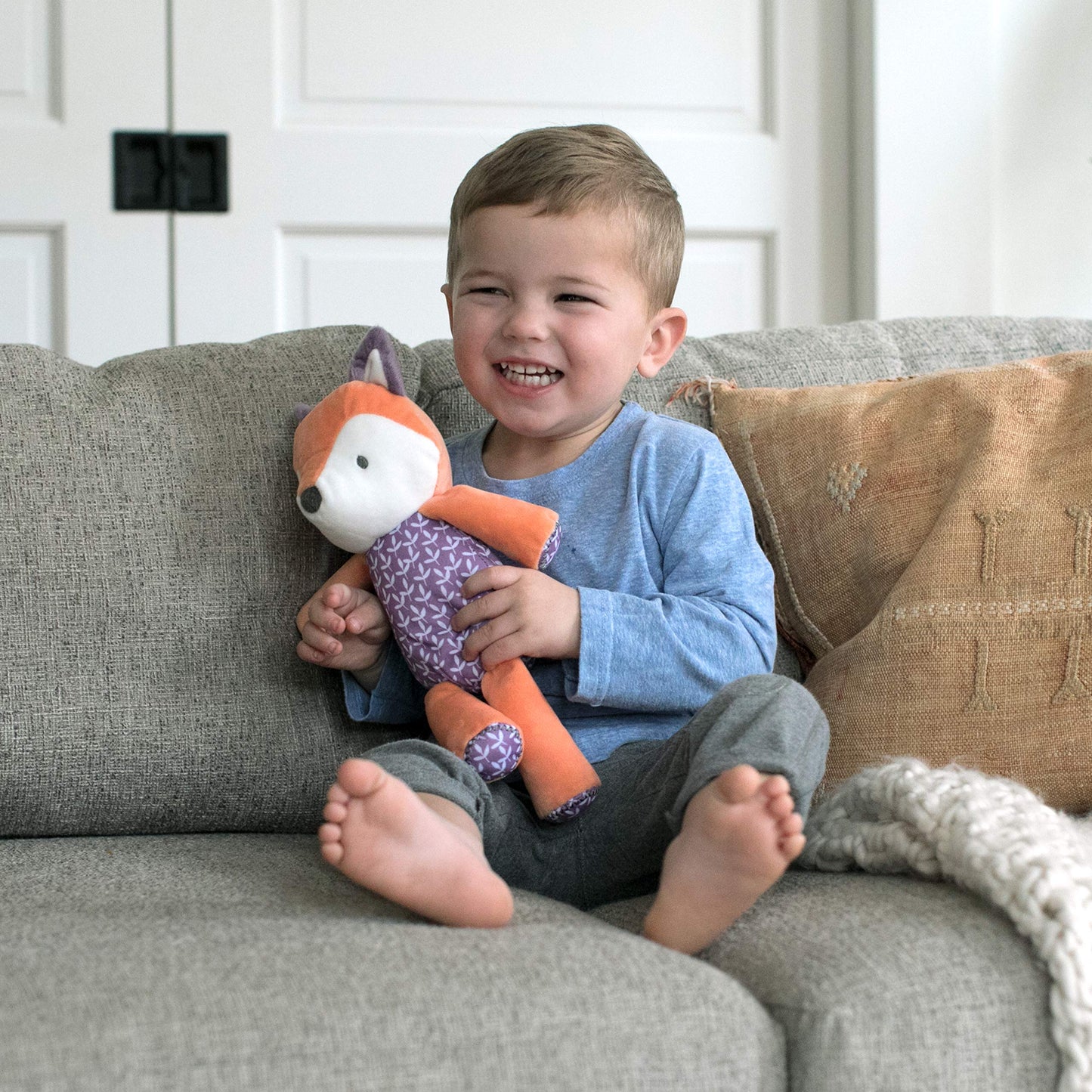Ingenuity Premium Soft Plush Stuffed Animal Toy - Kitt The Fox, Ages Newborn and up