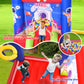 WELLFUNTIME Inflatable Bounce House Jumping Castle Slide with Blower, Kids Bouncer with Basketball Rim, 110x82.5x72.8 Inch Bouncy Castle