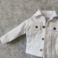 SSbeauty M 1:6 Scale Jeans Coat Jacket for 12" TBLeague Phicen Male Female Toy Action Figure Doll Clothes (White)