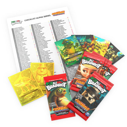 Italian Brainrot Trading Card Game 6-Pack Wave 1 Starter Set