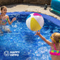 Happy Hippo 22" Beach Ball (Pack of 3), Inflatable Beach Balls, Swimming Pool Toys, Classic, Pastel