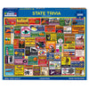 White Mountain 1000 Piece Jigsaw Puzzle Funny States Collage, State Trivia