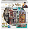 Wrebbit3D Harry Potter 3D Puzzle Model of Diagon Alley | 450 Real Jigsaw Puzzle Pieces | Build and Journey Through the Wizarding World