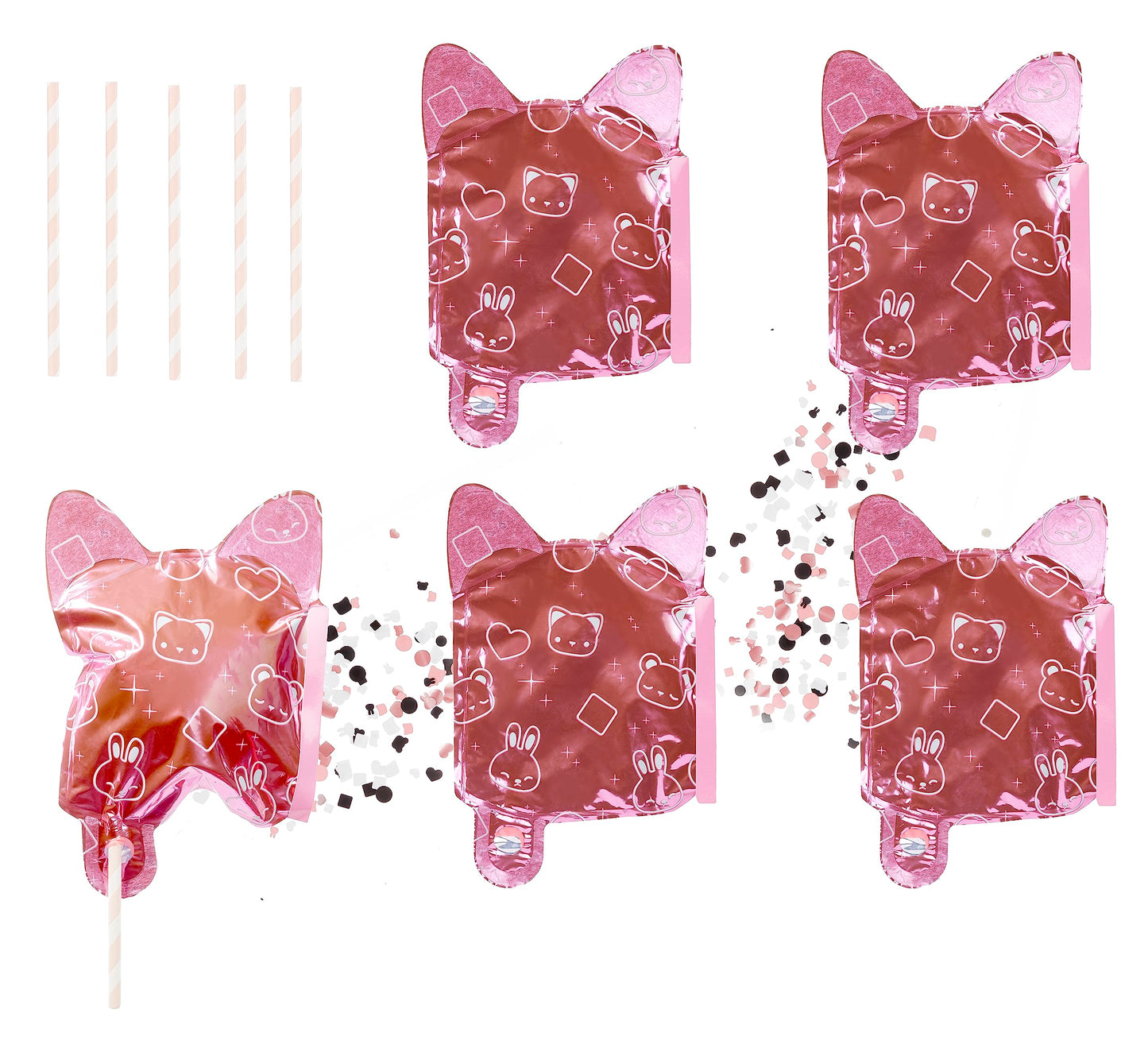 Na! Na! Na! Surprise Mini Ultimate Surprise Kitty Katwood 4" Mini Fashion Doll Kitty Inspired w/ 10 Mystery Fashions, Balloon Popping Confetti