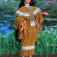 Barbie 1997 Collector Edition Dolls of the World 12 Inch Doll - Fourth Edition Native American Barbie with Poncho, Skirt, Headband, Moccasins