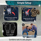 For Wrestling & Karate Fans: Cobra Strike - Aim for the Target, Defend Your Own | Ages 5+, 2-4 Players | Active, Outdoor Toys for Ages 8-12+ | Sports